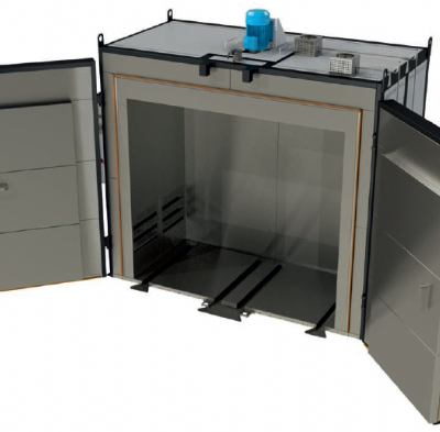 Industeries:Low-temperature electric ovens_Walk- in Type Chamber Ovens